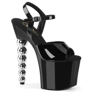 BLISS-709 Black Patent/Black-Silver Chrome