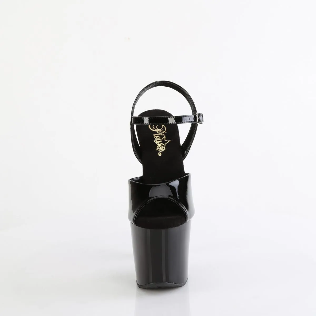 BLISS-709 Black Patent/Black-Silver Chrome