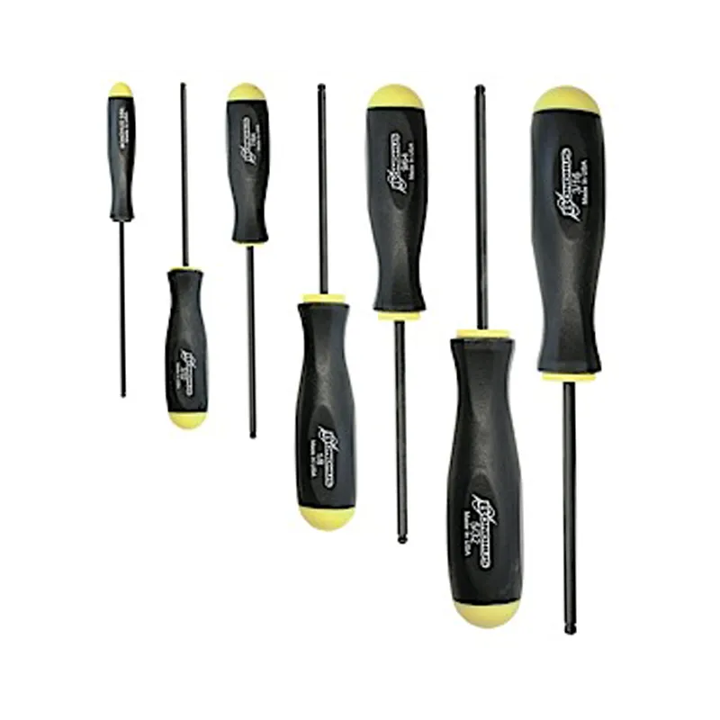 Bondhus 10645 Ball End Screwdriver Set, 7 Piece