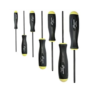 Bondhus 10645 Ball End Screwdriver Set, 7 Piece