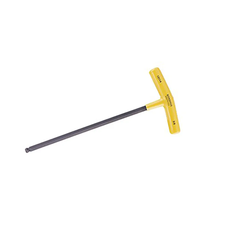 Bondhus 13206 7/64 x 6.8" Hex Tip Graduated Length T-Handle with ProGuard Finish, 2 Piece