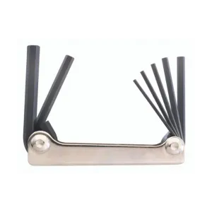 Bondhus 14532 T6 - T25 Metal Handle Set of 8 TORX Fold Up Tool