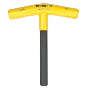 Bondhus 15216 1/2 x 6" Hex Tip T-Handle with ProGuard Finish