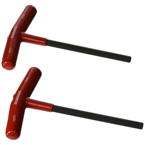 Bondhus 15272 8 x 1525mm Hex Tip T-Handle with ProGuard Finish, 2 Piece