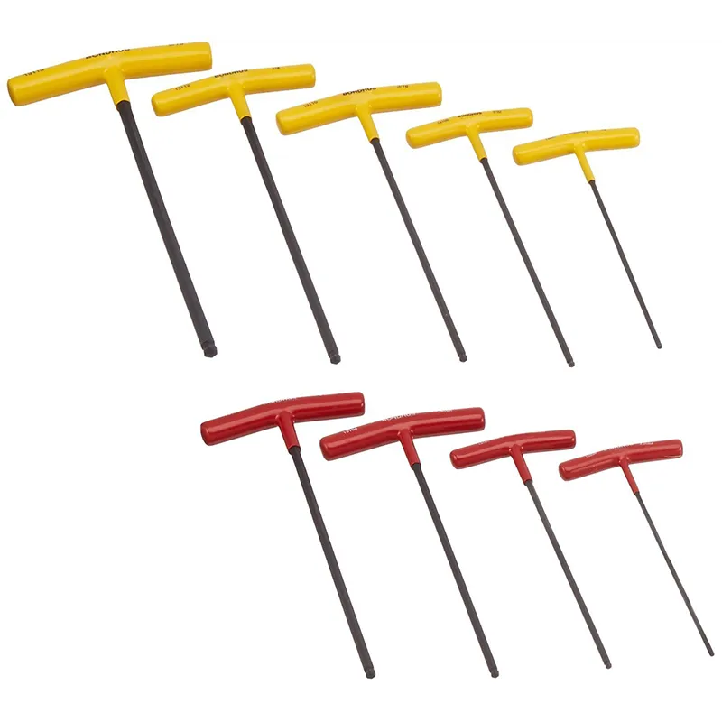 Bondhus 15299 Hex Tip T-Handle Set with ProGuard Finish, 9 Piece