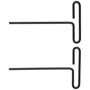 Bondhus 15468 6mm x 6" Loop T-Handle with ProGuard Finish, 2 Piece