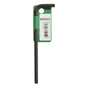 Bondhus 32440 TR40 x 4.9" Tamper-Resistant Tip Star Key L-Wrench with ProGuard Finish, 2 Pack