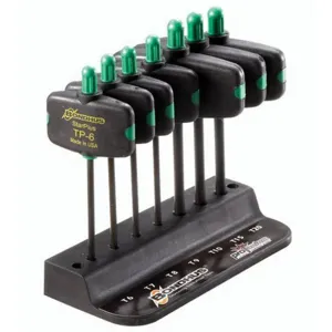 Bondhus 33945 Set of 7 TORX Plus Wingdriver Tools, Sizes IP6-IP20