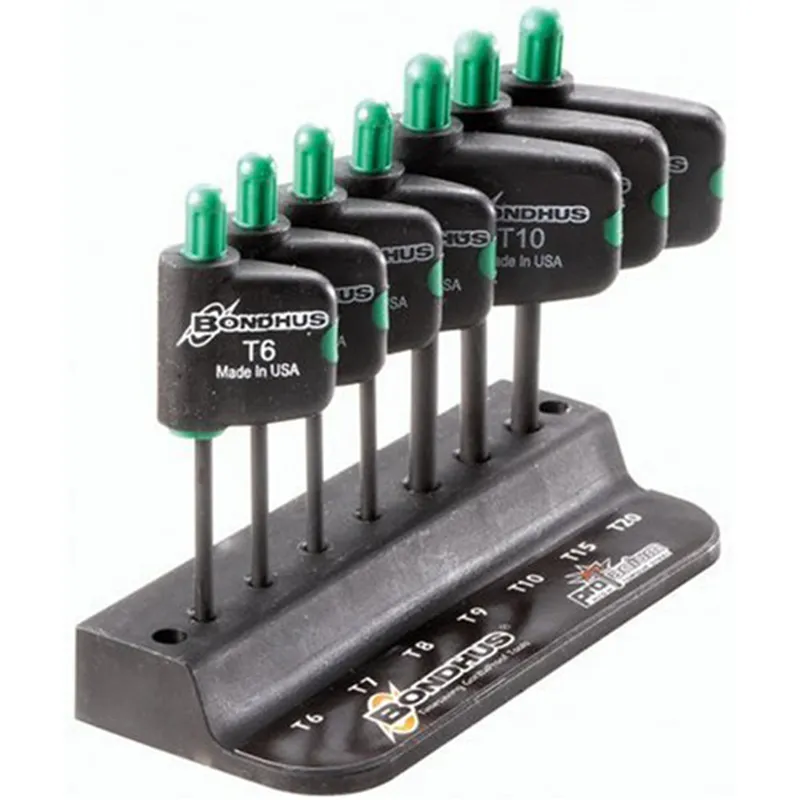 Bondhus 34445 Set of 7 TORX Flagdriver Tools, Sizes T6-T20