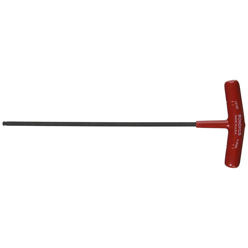 Bondhus 45254 2.5 x 152mm Hex Tip T-Handle with ProGuard Finish, Tagged and Barcoded, 2 Piece