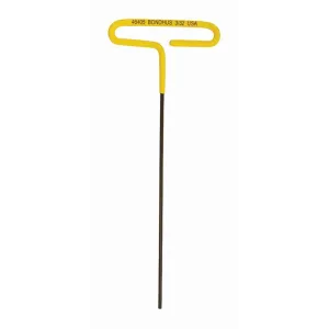 Bondhus 46407 1/8 x 6" Hex Tip Cushion Grip Loop T-Handle with ProGuard Finish, 2 Piece