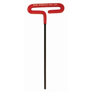 Bondhus 46568 6mm x 9" Hex Tip Cushion Grip Loop T-Handle with ProGuard Finish, 2 Piece