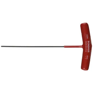 Bondhus 53252 2mm x 150mm Hex Tip Graduated Length T-Handle with ProGuard Finish, Tagged and Barcoded, 2 Piece