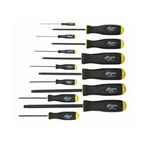 Bondhus 74637 Ball End Screwdriver Set, 13 Piece