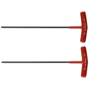 Bondhus 75172 8 x 285mm ProHold Tip Ball End Graduated Length T-Handle with ProGuard Finish, 2 Piece