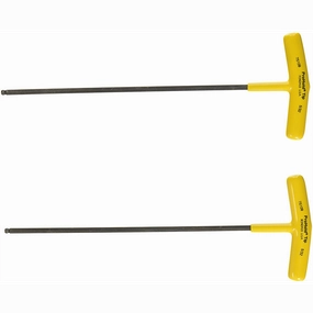 Bondhus 15207 1/8 x 6" Hex Tip T-Handle with ProGuard Finish, 2 Piece