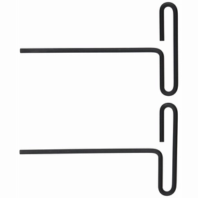 Bondhus 15472 8mm x 6" Loop T-Handle with ProGuard Finish, 2 Piece