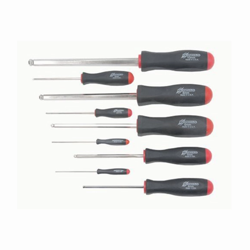 Bondhus 16699 Ball End Screwdriver Set, 9 Piece