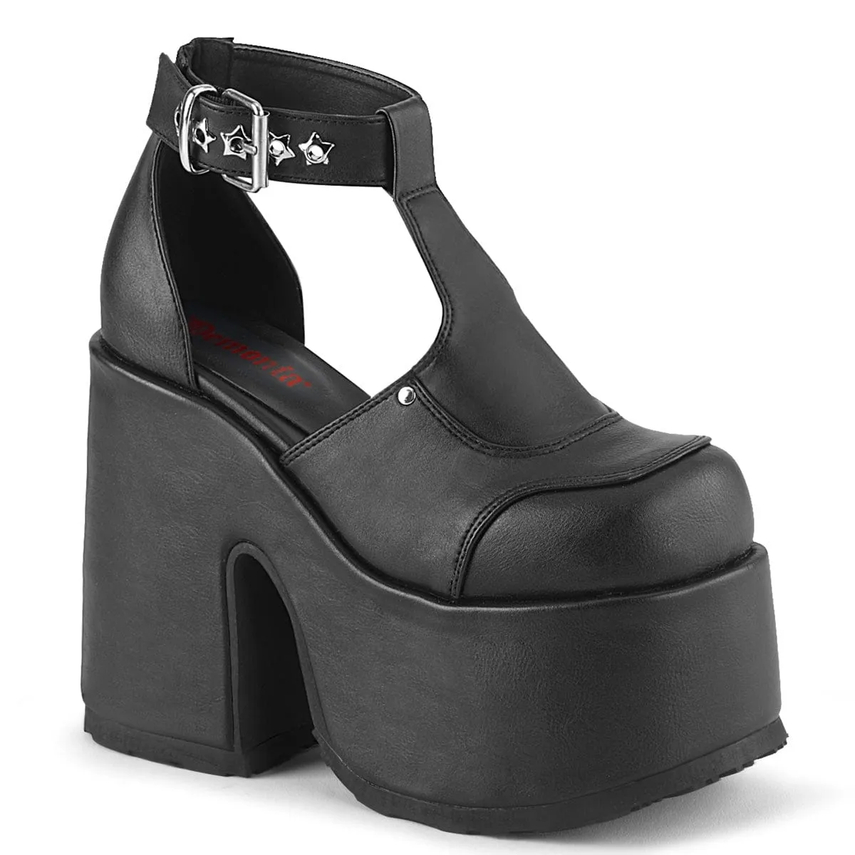 CAMEL-103 Black Vegan Leather