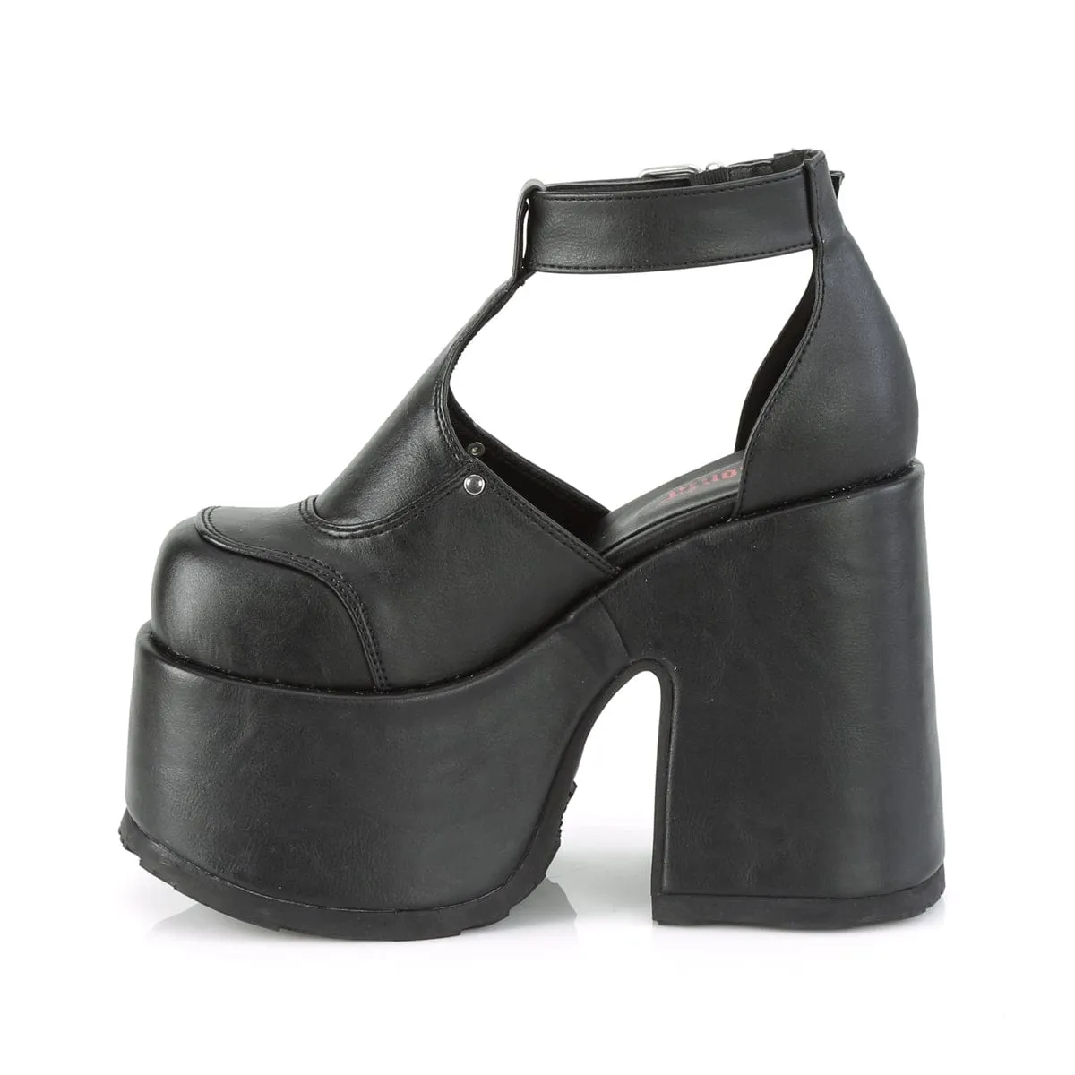 CAMEL-103 Black Vegan Leather