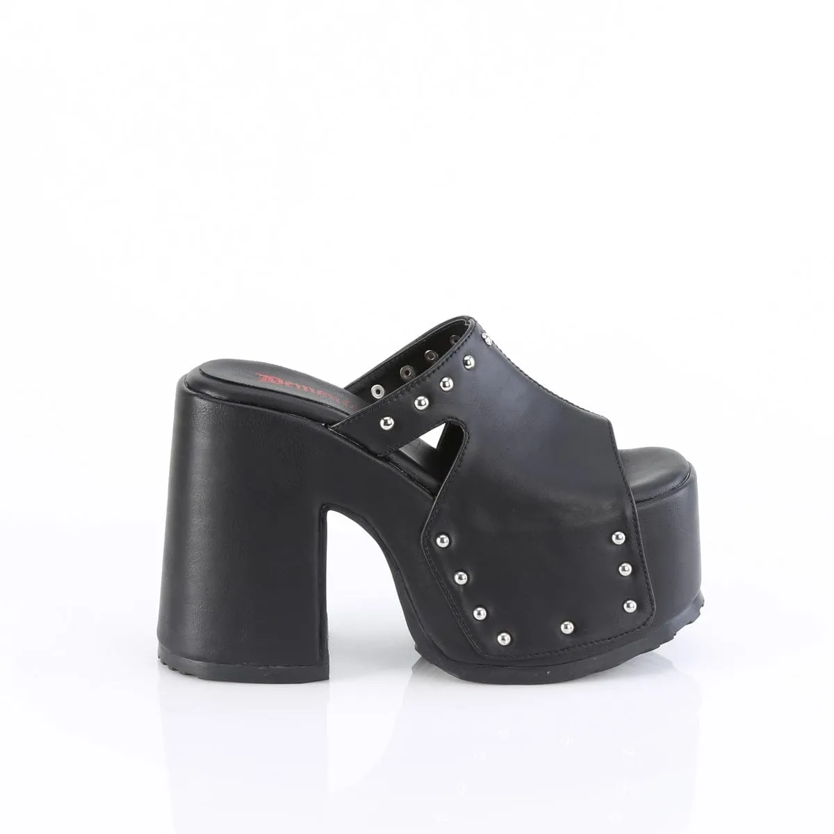 CAMEL-109 Black Vegan Leather