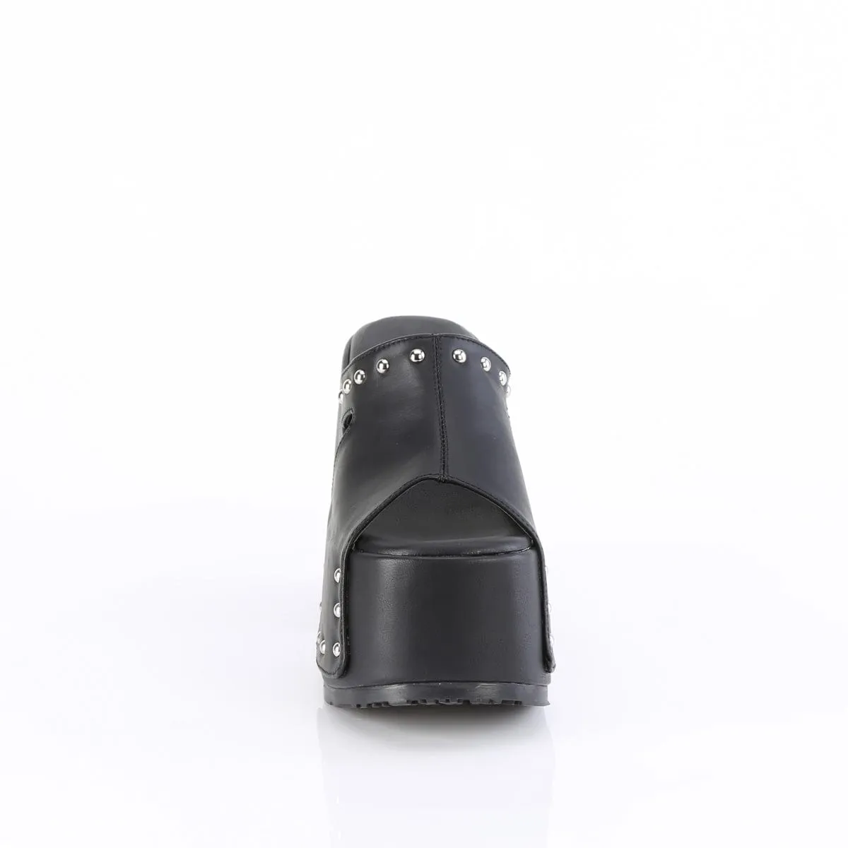 CAMEL-109 Black Vegan Leather