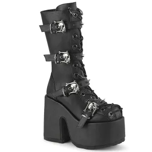 CAMEL-115 Black Vegan Leather