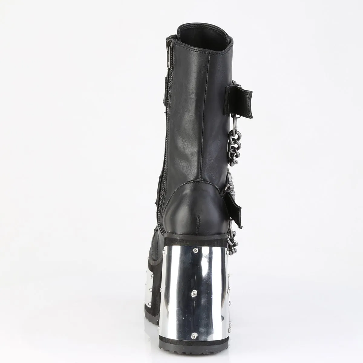 CAMEL-120 Black Vegan Leather