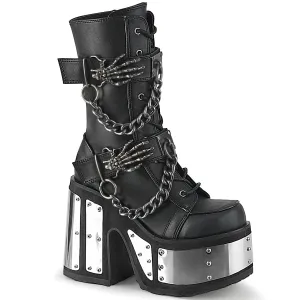 CAMEL-120 Black Vegan Leather