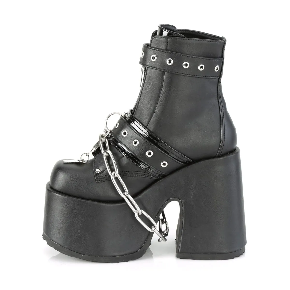 CAMEL-205 Black Vegan Leather