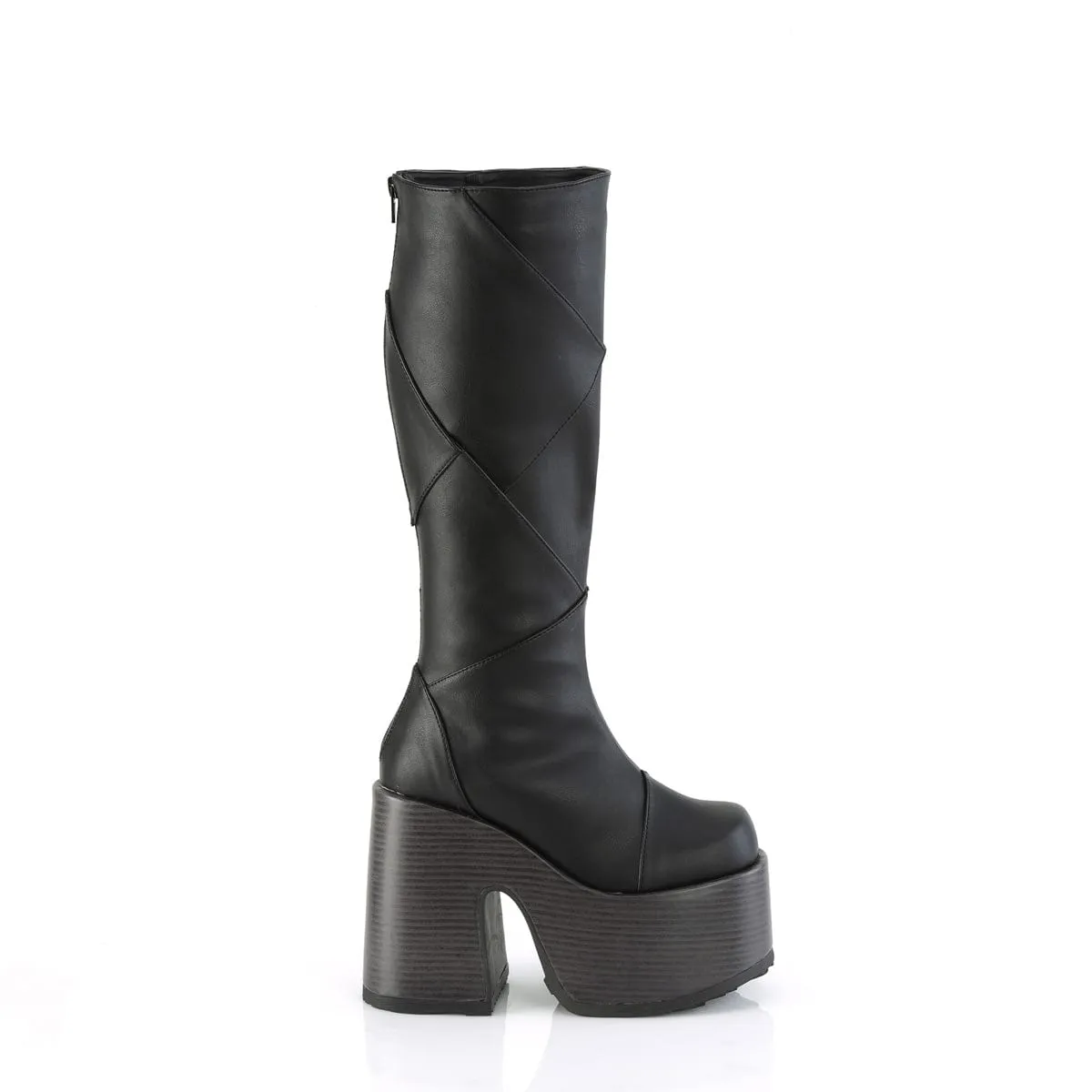 CAMEL-280 Black Vegan Leather