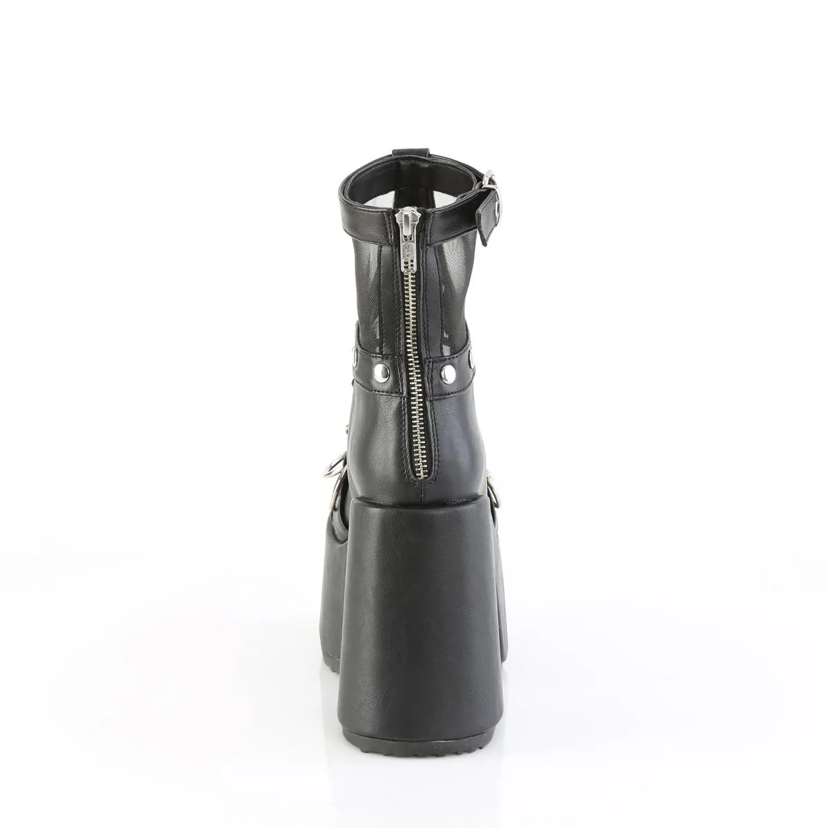 CAMEL-52 Black Vegan Leather