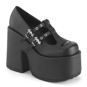 CAMEL-55 Black Vegan Leather