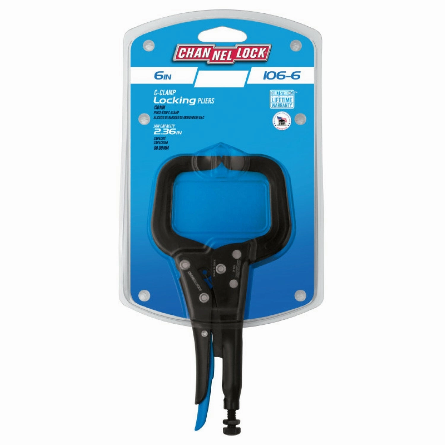 Channellock 106-6 6-inch C-Clamp Locking Pliers
