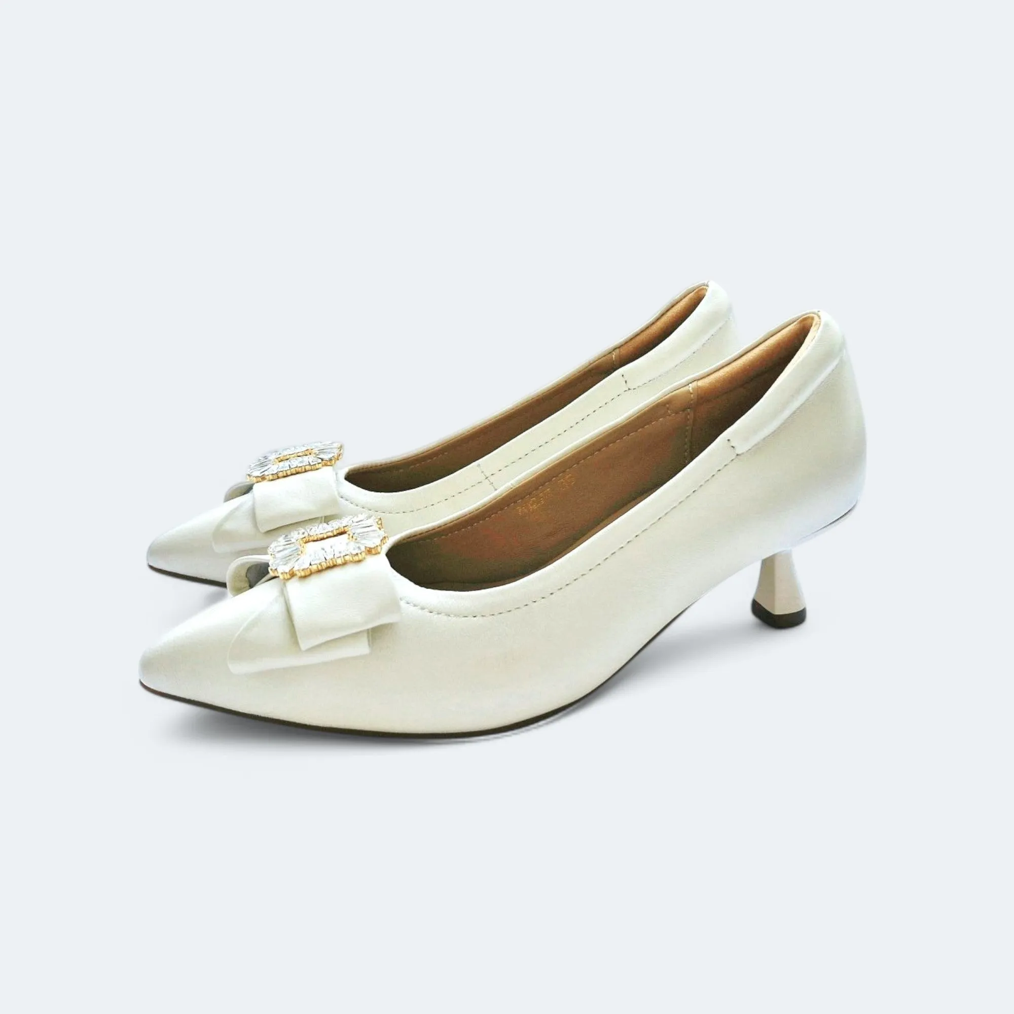 Cierra Elegant Patent Leather Heel