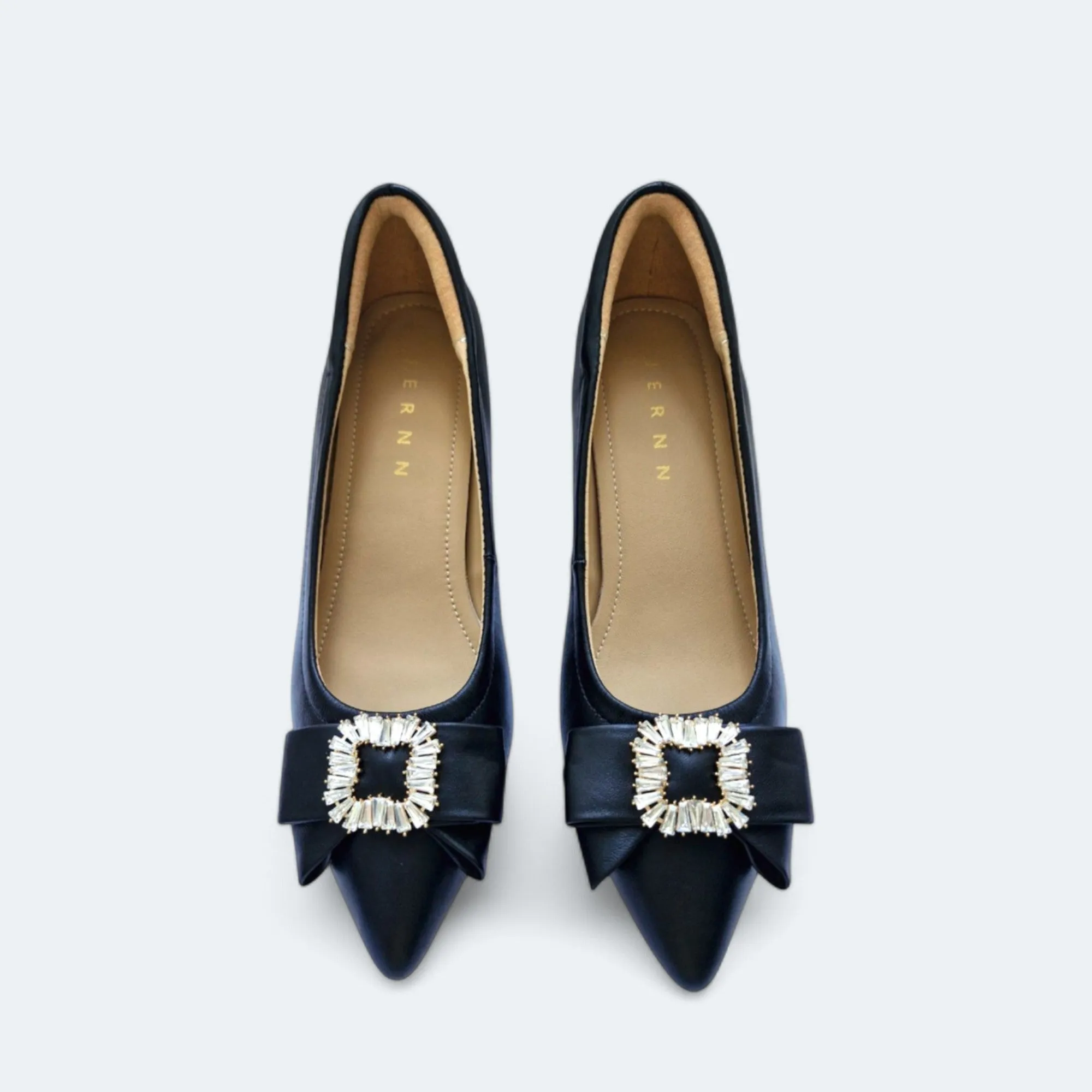 Cierra Elegant Patent Leather Heel