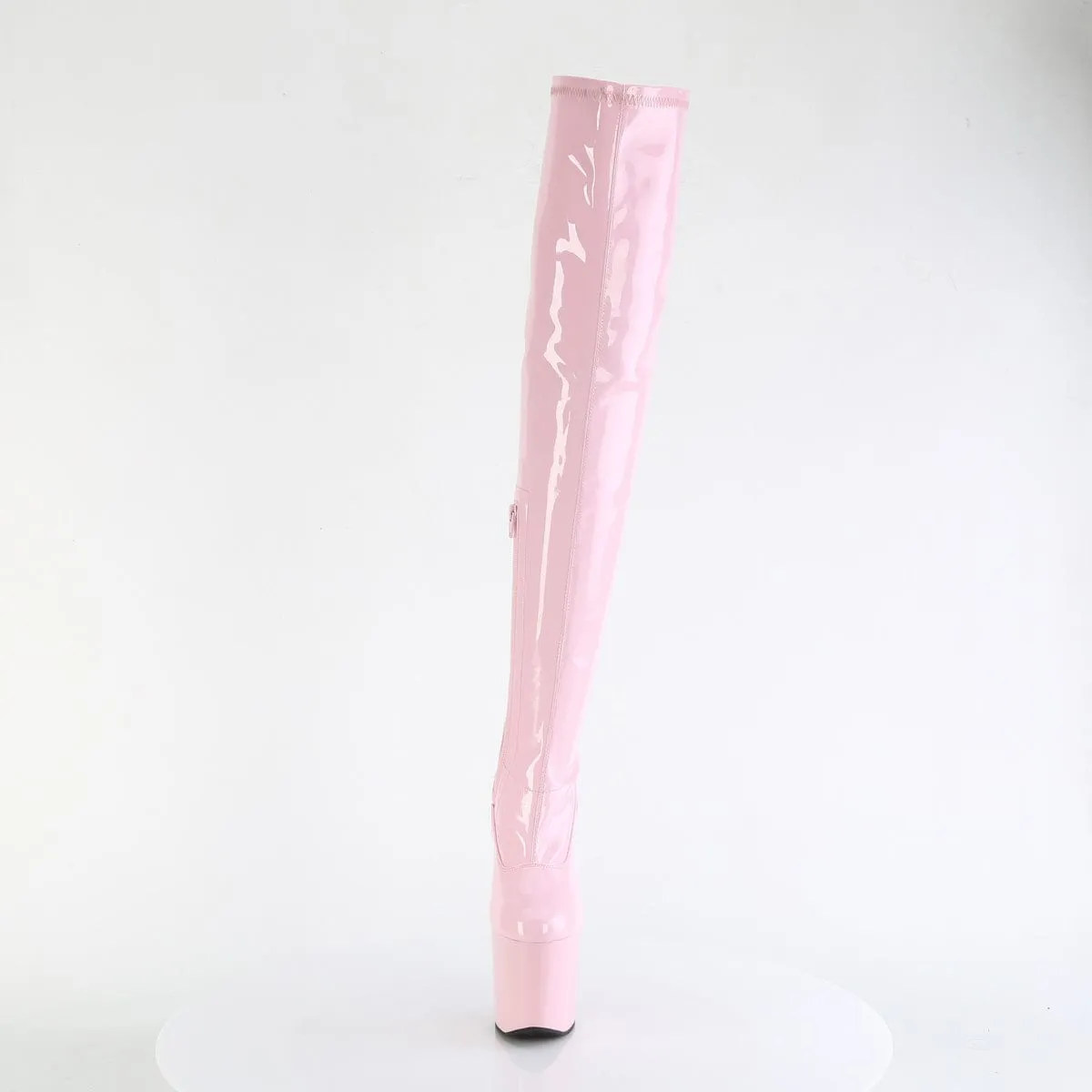 CRAZE-3000 Baby Pink Stretch Patent/Baby Pink