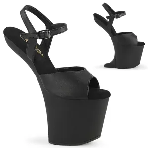 CRAZE-809 Black Faux Leather/Black Matte