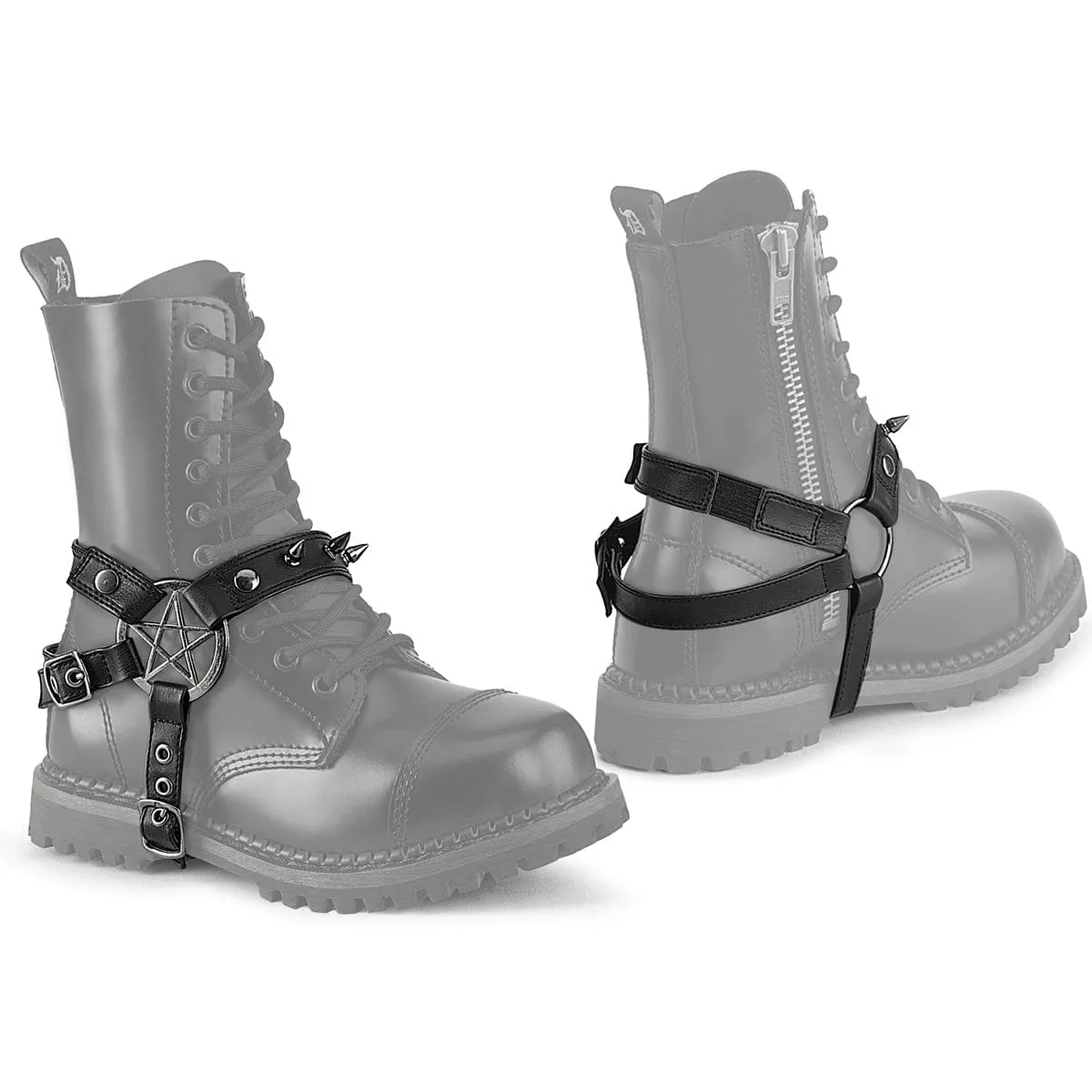 DA-510 Black Faux Leather