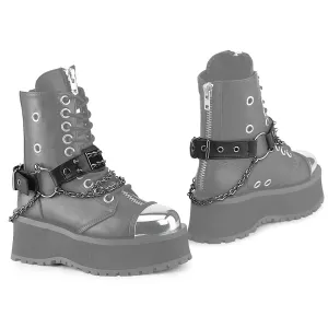 DA-520 Black Faux Leather