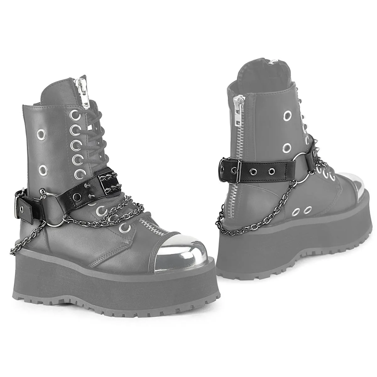 DA-520 Black Faux Leather