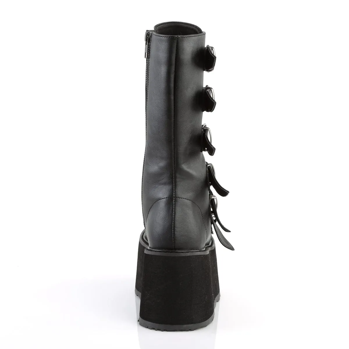 DAMNED-225 Black Vegan Leather