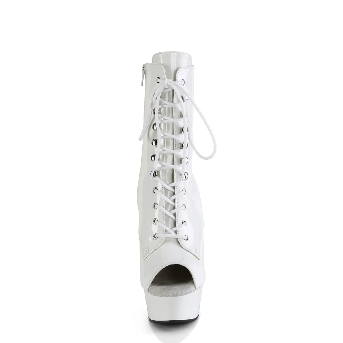 DELIGHT-1021 White Patent/White