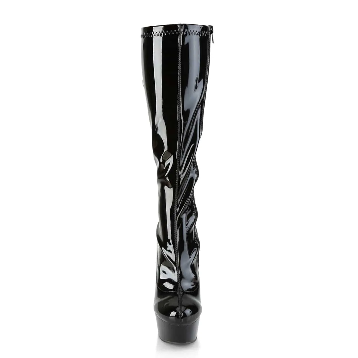 DELIGHT-2029 Black Stretch Patent/Black