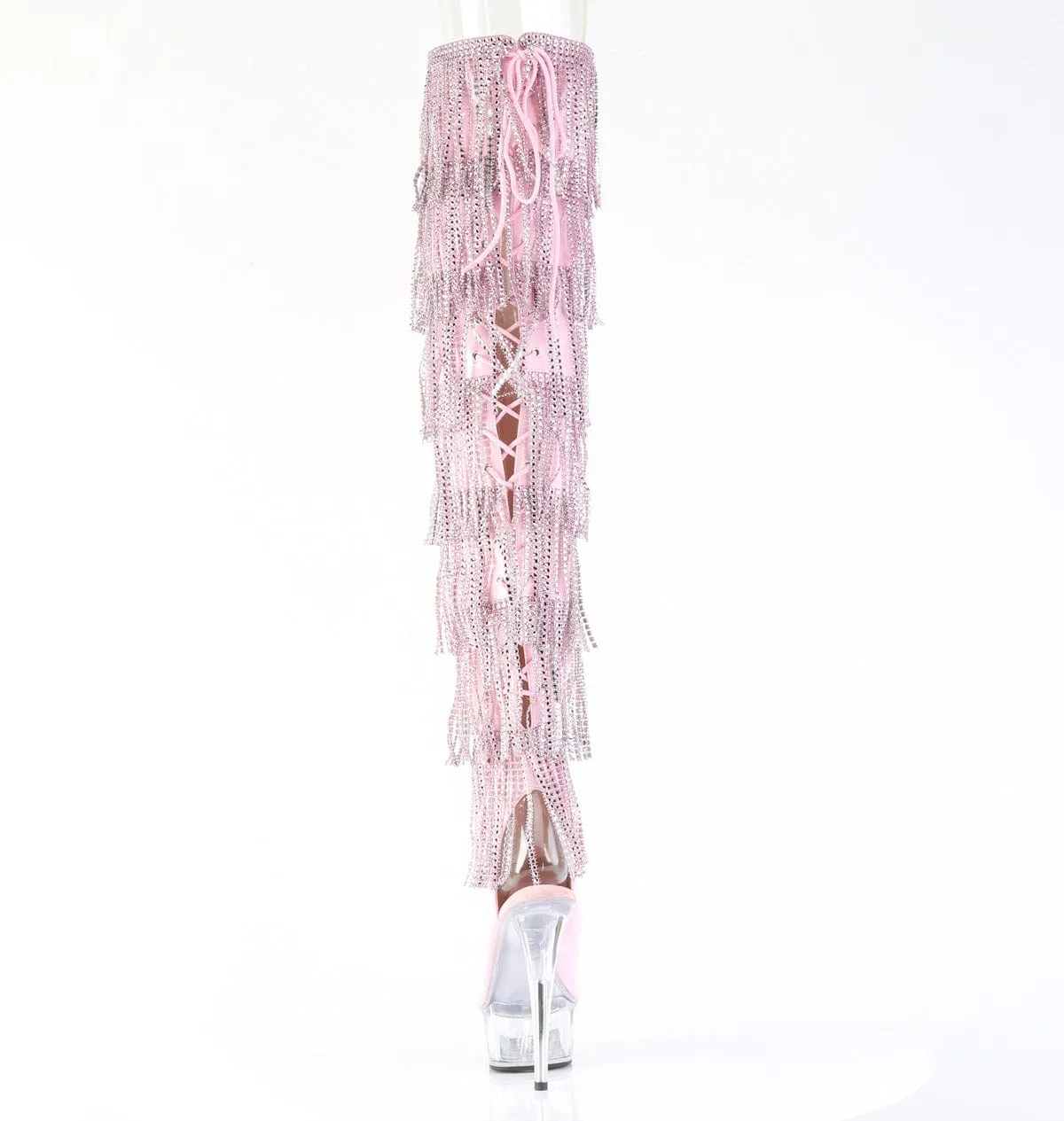 DELIGHT-3017HG-RSF Baby Pink Holo Patent/Clear