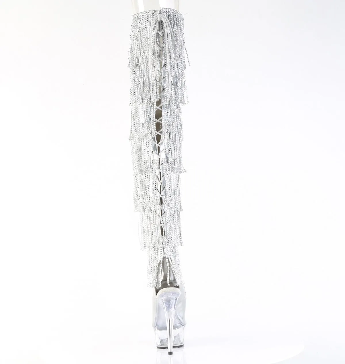 DELIGHT-3017HG-RSF Silver Holo Metallic Pu/Clear