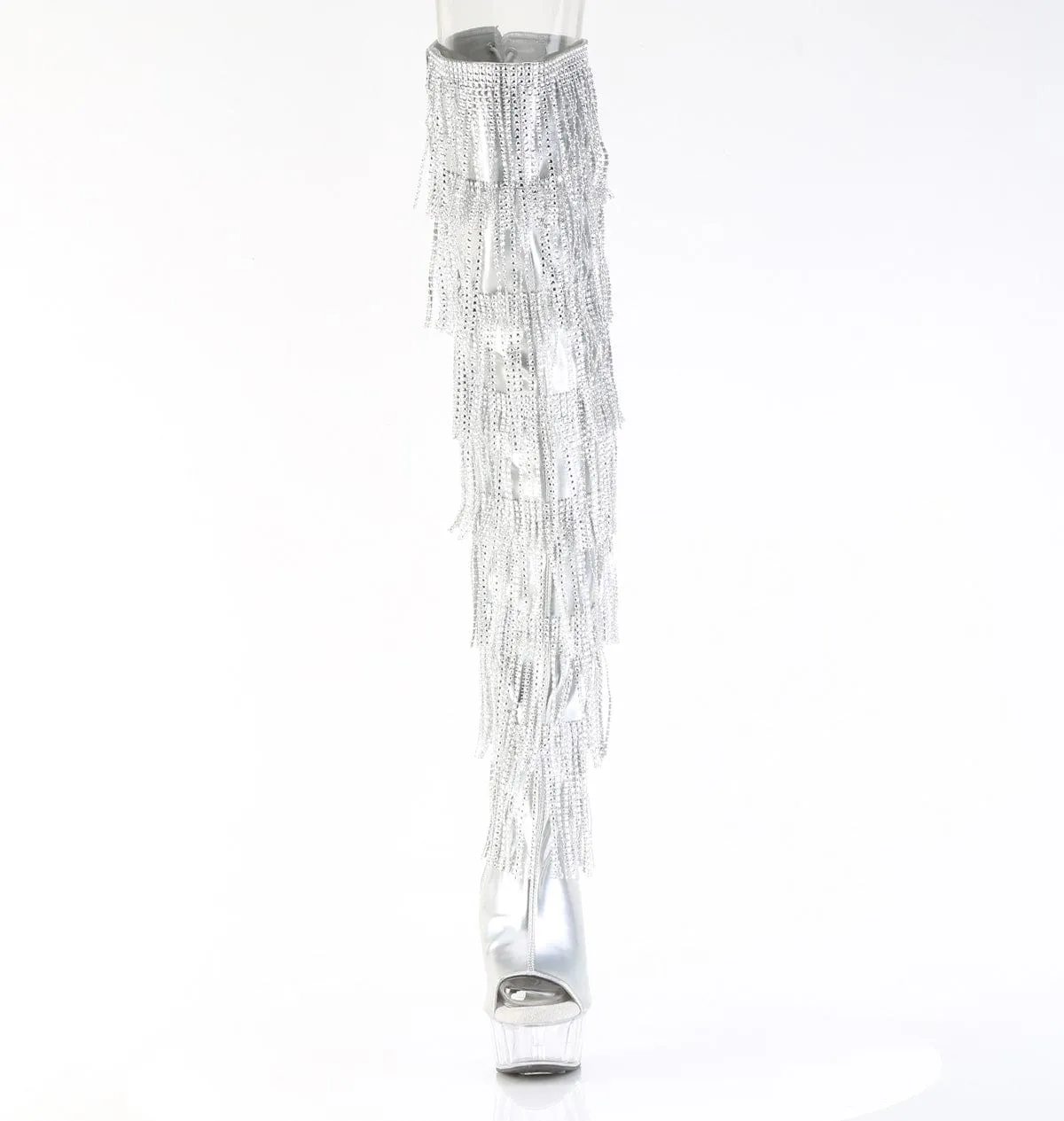 DELIGHT-3017HG-RSF Silver Holo Metallic Pu/Clear