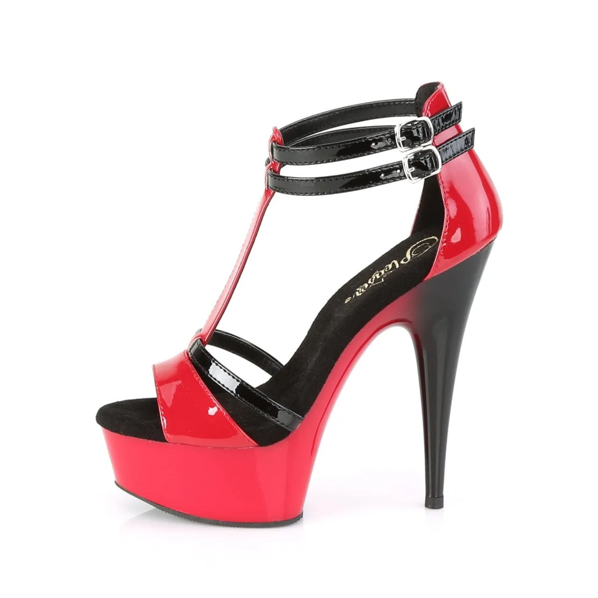 DELIGHT-663 Red-Black Patent/Red-Black