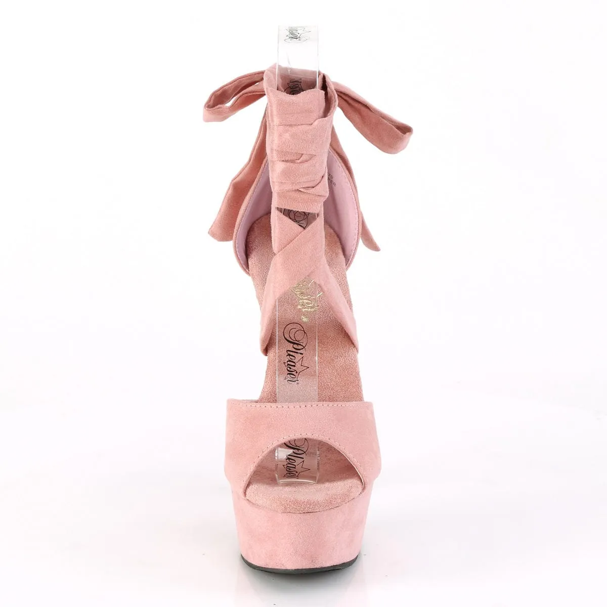 DELIGHT-679 Baby Pink Faux Suede/Baby Pink Faux Suede