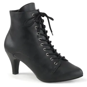 DIVINE-1020 Black Faux Leather
